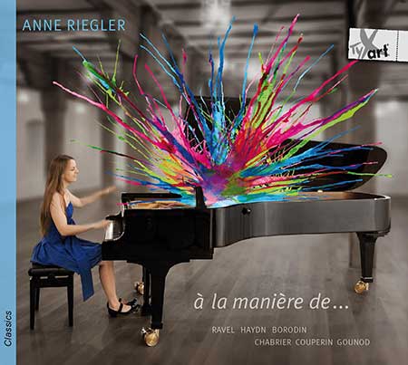Musikunterricht Allegro Düsseldorf - CD der befreundeten Pianistin Anne Riegler.